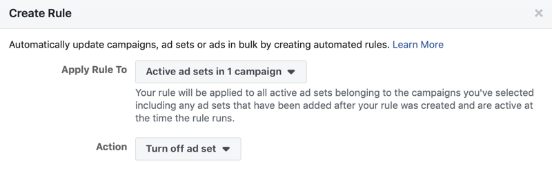 Škálovajte svoje reklamné kampane na Facebooku; krok 13.