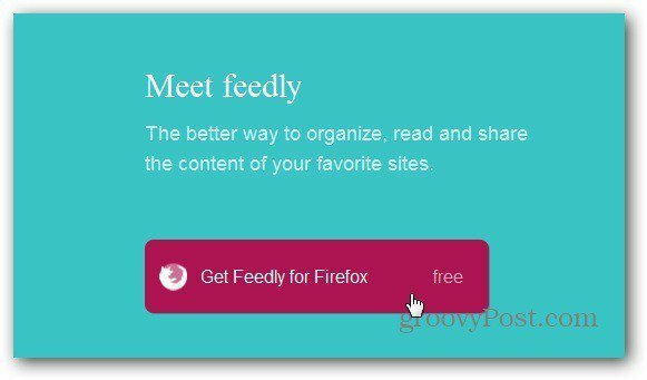 feedly pre Firefox