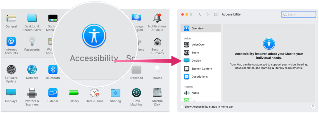 Prístupnosť: Ako zmeniť farbu kurzora v systéme MacOS Monterey