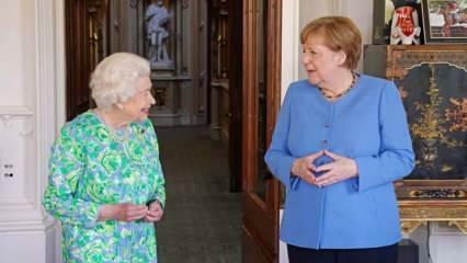 Kráľovná Špeciálny darček od Alžbety nemeckej prezidentke Angele Merkelovej!