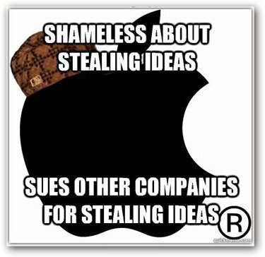 Apple kradnú nápady