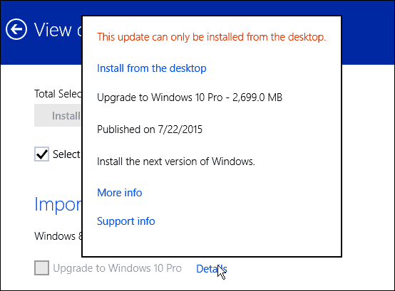 Aktualizácie systému Windows 8
