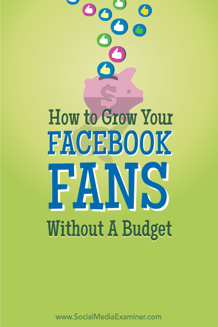 Ako rozšíriť svojich fanúšikov Facebooku bez rozpočtu: prieskumník sociálnych médií