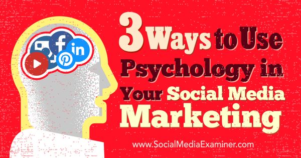 psychológia v marketingu sociálnych médií