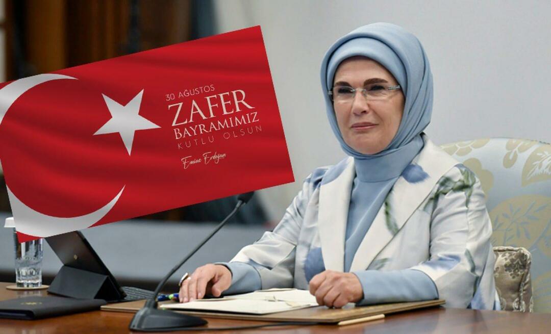 30. august zdieľanie Dňa víťazstva Emine Erdoğan: „Víťazstvo 30. augusta patrí tureckému národu...“