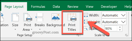 Excel Dlaždice možnosť