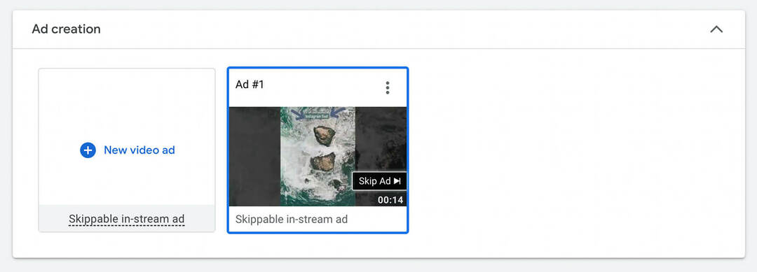 ako-vytvoriť-videoreklamu-s-existujúcou-krátkou-pomocou-youtube-shorts-ads-include-multiple-ads-in-ad-group-new-video-ad-build-out- ad-creation example-8