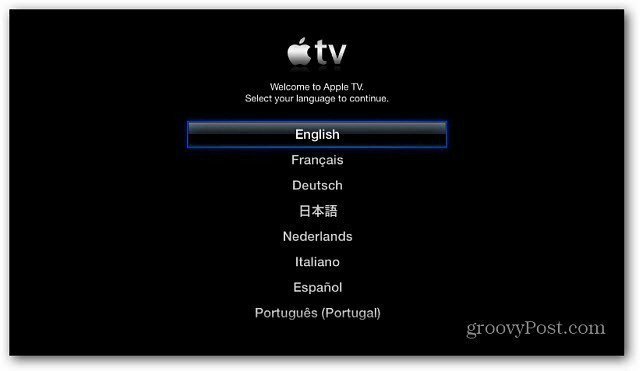 Nastavte Apple TV