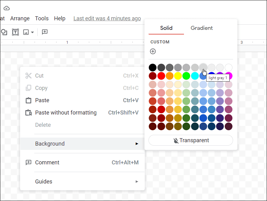 vyberte farbu karty, ako vytvoriť karty v dokumentoch Google