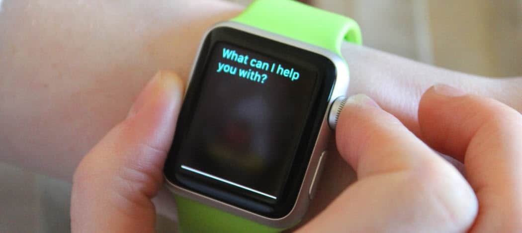 Ako používať Siri na vyhľadávanie na Apple Watch
