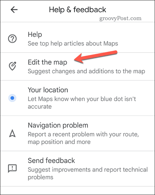 Upravte mapu v Mapách Google