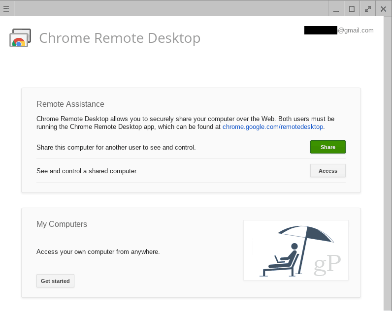 Vzdialene sa pripojte k Chromebooku zo systému Windows 10