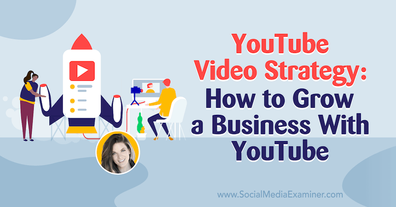 Stratégia videa YouTube: Ako rozvíjať podnikanie Vďaka službe YouTube, ktorá obsahuje postrehy od Sunny Lenarduzzi v rámci podcastu Marketing v sociálnych sieťach.