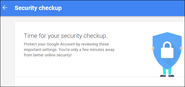 Google vám poskytuje 2 GB voľného miesta na disku pre jednoduchú kontrolu zabezpečenia