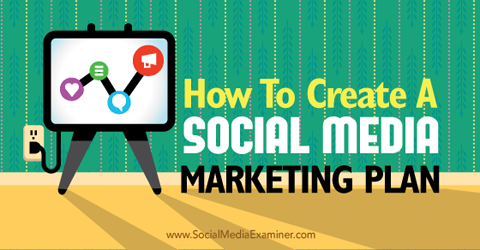 vytvoriť marketingový plán sociálnych médií