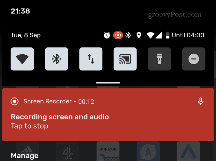 Záznam Android Screen Recorder