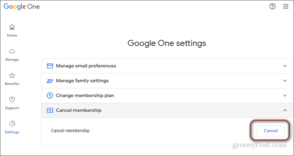 Google One zruší členstvo