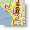 Živá premávka v Mapách Google pre cestné komunikácie
