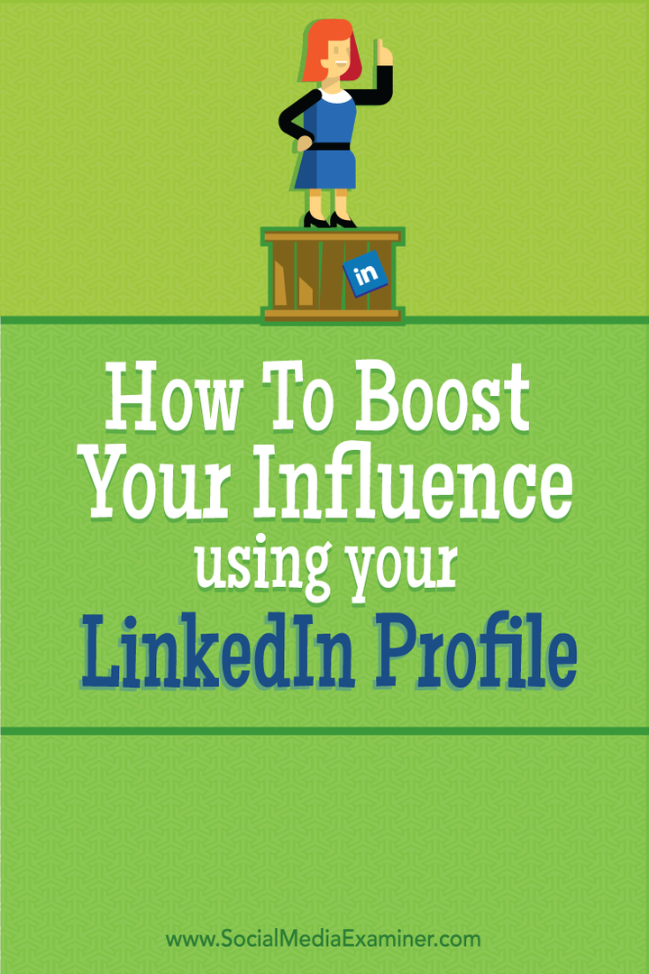 Ako posilniť svoj vplyv pomocou profilu LinkedIn: Vyšetrovateľ v sociálnych sieťach