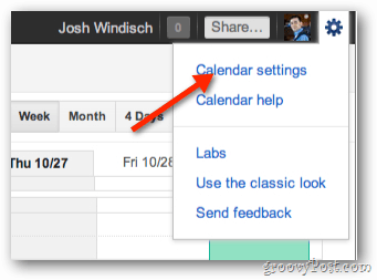 Nastavenia Kalendára Google
