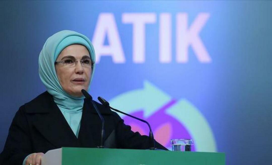 Emine Erdoğan zablahoželala členkám družstva Hatay Green Nature Women's Enterprise Cooperative