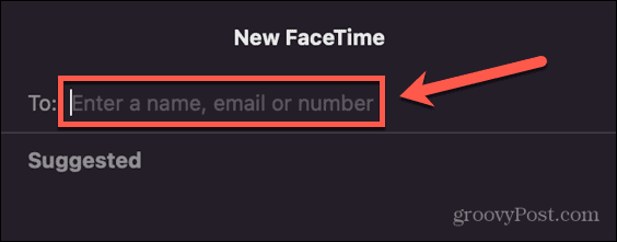 facetime mac zadajte kontakt