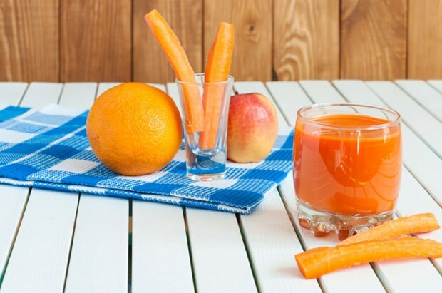 mrkva a pomarančový smoothie