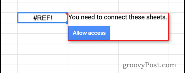 povoliť prístup v tabuľkách Google