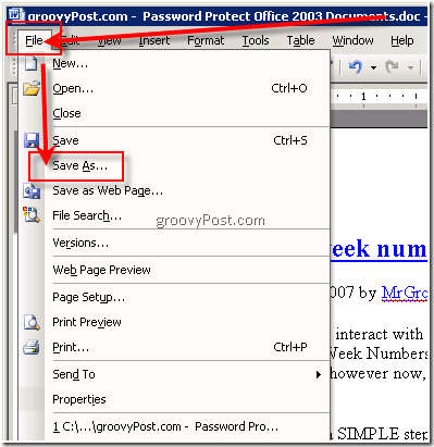 Chráňte heslom Excel 2003 .xls
