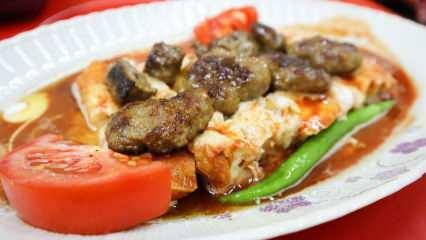 Ako pripraviť kebab Eskisehir balaban? Kuchynka mojej nevesty Balaban Kebab Recept