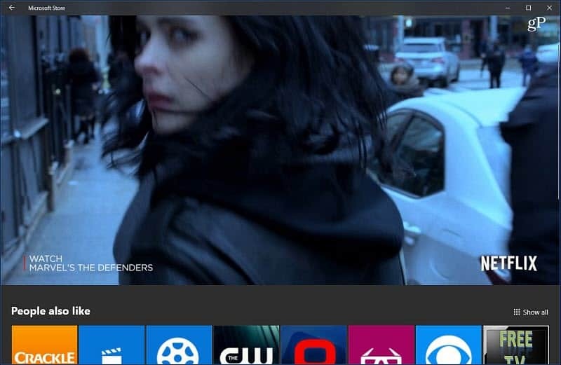 Windows 10 Aplikácia Autoplay Netflix pre Windows Video Store