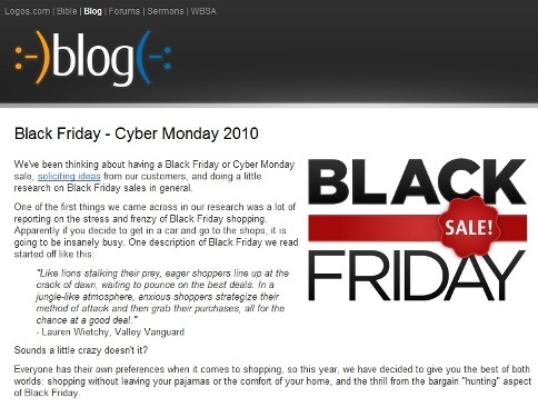 čierny piatok blog