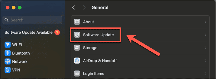 aktualizácia softvéru mac