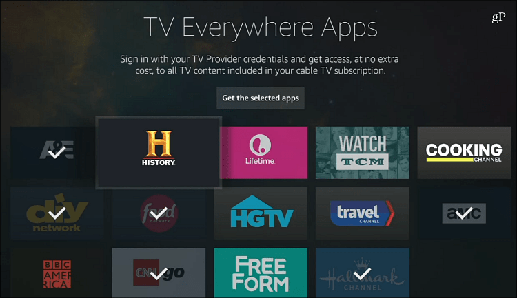 TV všade aplikácie
