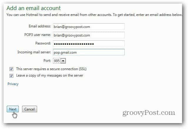 Ako pridať Gmail na