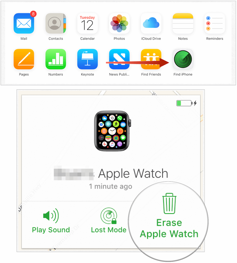odstrániť Apple Watch