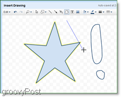 pomocou nástroja na kreslenie čiar nakreslite dokumenty Google a vytvorte pekné tvary