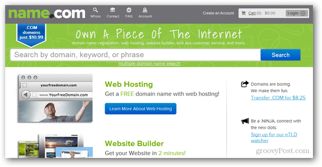 name.com zakazuje registráciu domén a hosting webových stránok