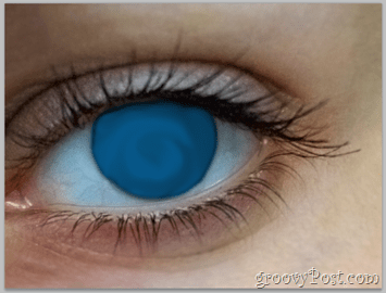 Adobe Photoshop Basics - Human Eye rozmazanie farby