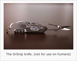 Toto je snímka obrazovky vreckového noža DrSnip. Jay Baer hovorí, že nôž je príkladom spúšťača hovoru.