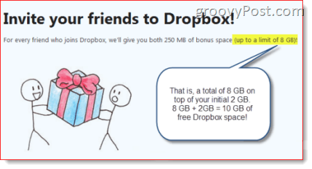 10+ GB voľného priestoru Dropbox