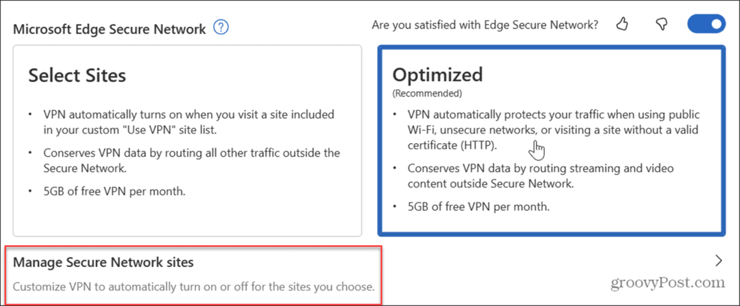 Použite Microsoft Edge VPN