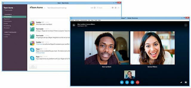 Pridajte svoje kontakty Skype do svojho tímu Slack pomocou nového prehľadu integrácie