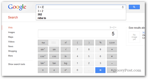 Vyhľadávanie Google má vstavanú vedeckú kalkulačku