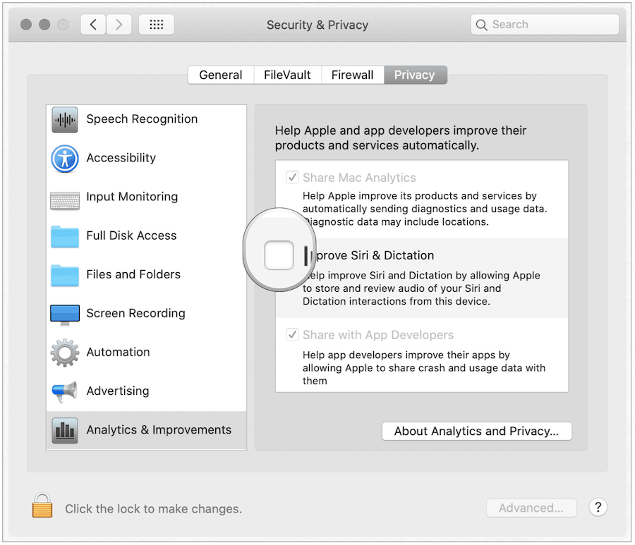 Siri Opt-Out na počítačoch Mac
