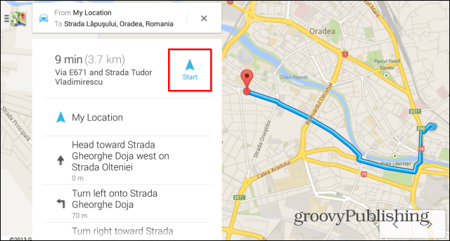 Rýchly štart navigačného špendlíka v Mapách Google