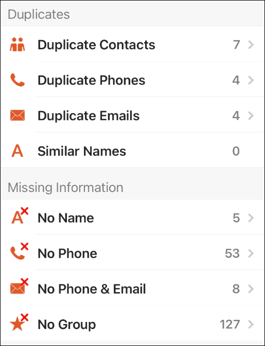 Contacts Pro odstráni duplicitné kontakty na iPhone