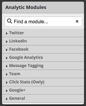 analytické moduly hootsuite