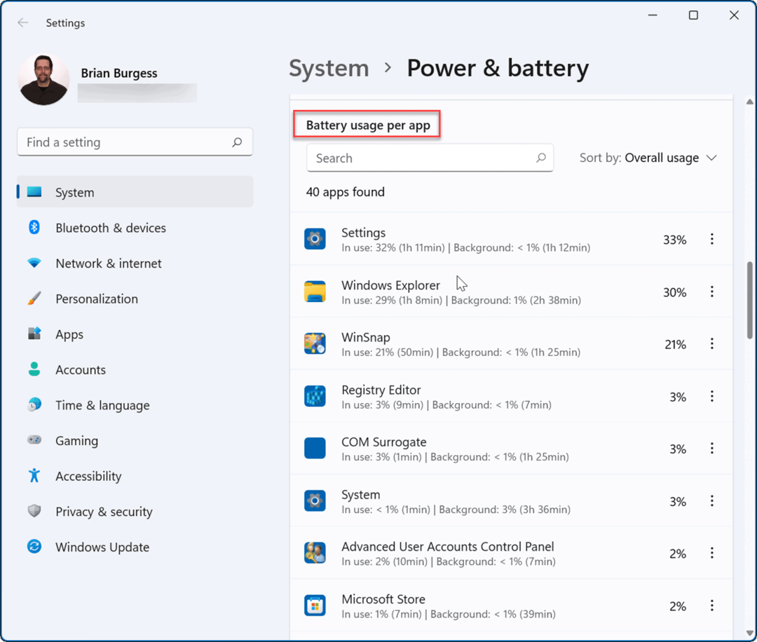 skontrolujte zostávajúci čas batérie v systéme Windows 11