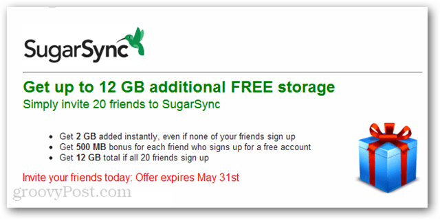 SugarSync: Získajte až 12 GB voľného miesta do 31. mája
